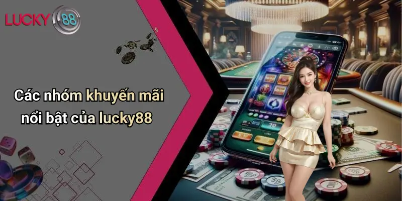 Khuyến Mãi Lucky88 2 Các nhóm khuyến mãi nổi bật của lucky88